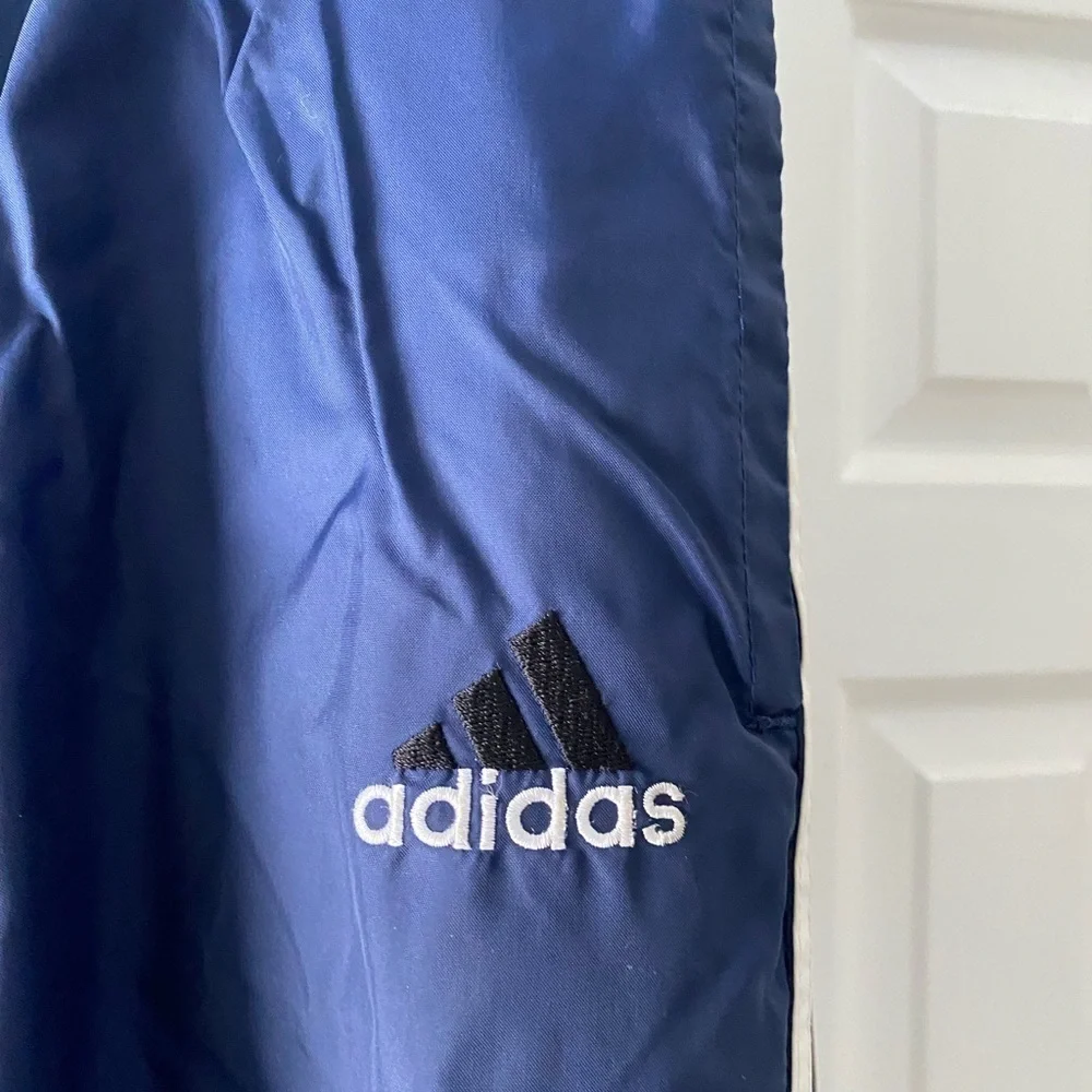 Adidas athletic windpants. Royal blue. Size L